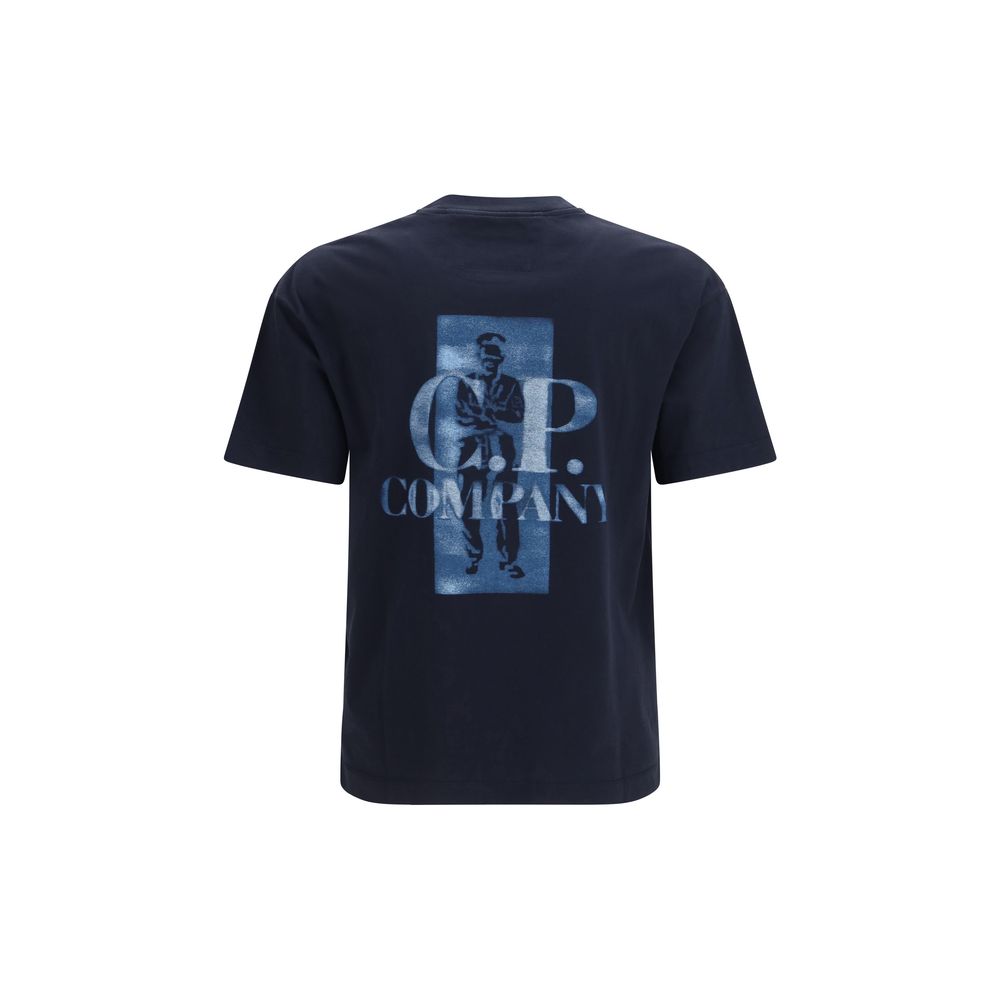 C.P. Company Blue Cotton T-Shirt