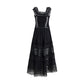 Charo Ruiz Black Cotton Casual Dress
