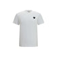 Comme Des Garçons Play White Cotton T-Shirt