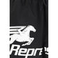 Represent Black Polyester Shorts