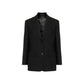 Prada Black Virgin Wool Blazer