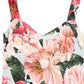 Dolce & Gabbana Multicolor Floral Print Viscose Sheath Dress