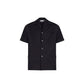 Maison Margiela Black Wool Shortsleeve Shirt