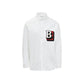 Burberry White Cotton Dress Shirt