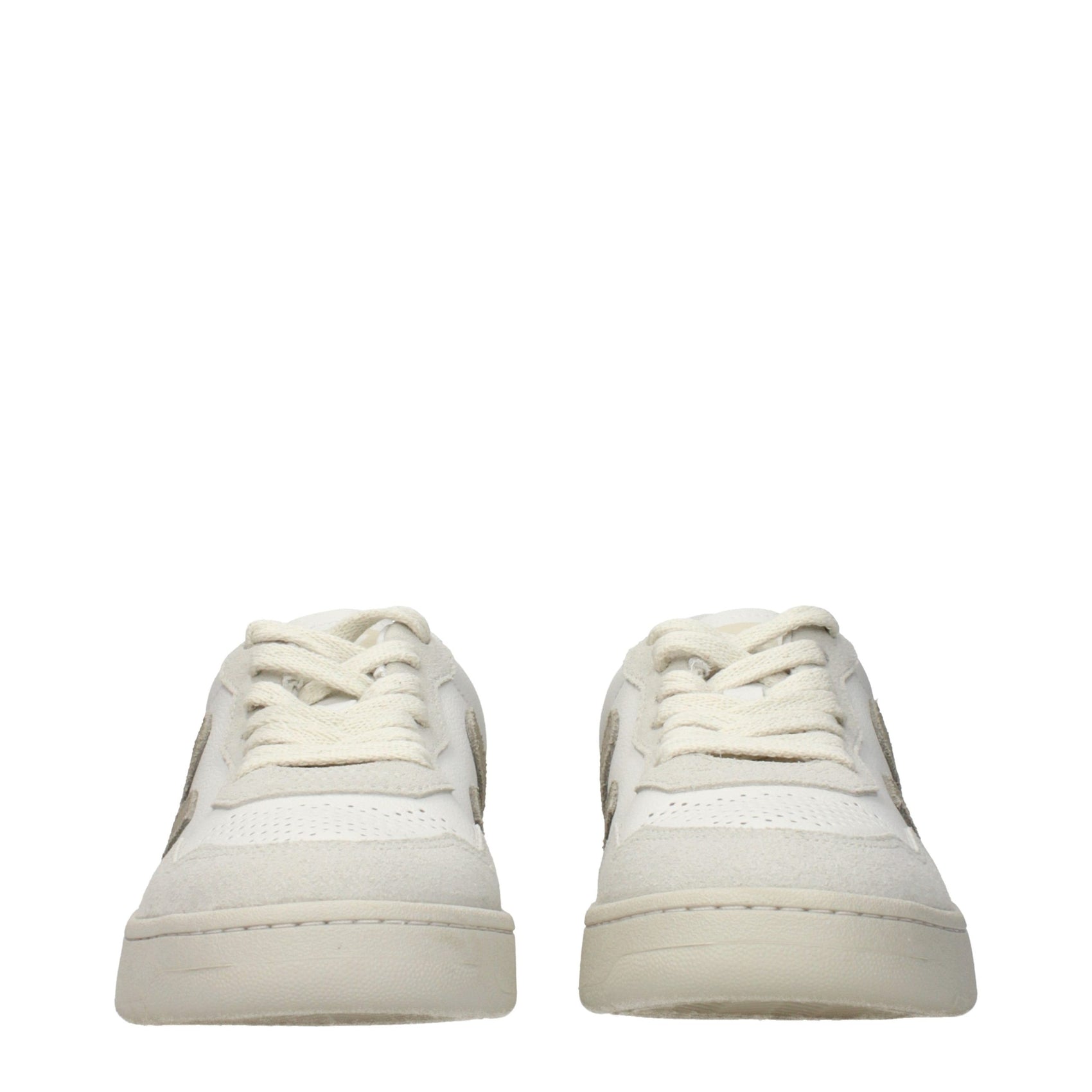 Veja White Leather Low Top Sneakers