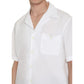 Valentino White Cotton Shortsleeve Shirt