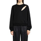 Alexander McQueen Black Cotton Sweatshirt
