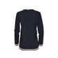 Thom Browne Blue Cotton Cardigan