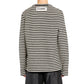 Jil Sander White Wool Long Sleeve T-Shirt