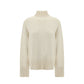 Jil Sander White Silk Sweatshirt