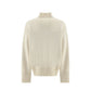 Jil Sander White Silk Sweatshirt
