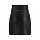 Fiorucci Black Lamb Leather Mini Skirt