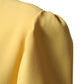 Dolce & Gabbana Yellow Short-Sleeved Crew Neck Midi Dress