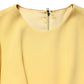 Dolce & Gabbana Yellow Short-Sleeved Crew Neck Midi Dress