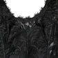 Dolce & Gabbana Black Lace Full Length Evening Gown Dress