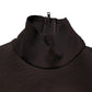 Dolce & Gabbana Brown Turtleneck Jersey Long Maxi Dress