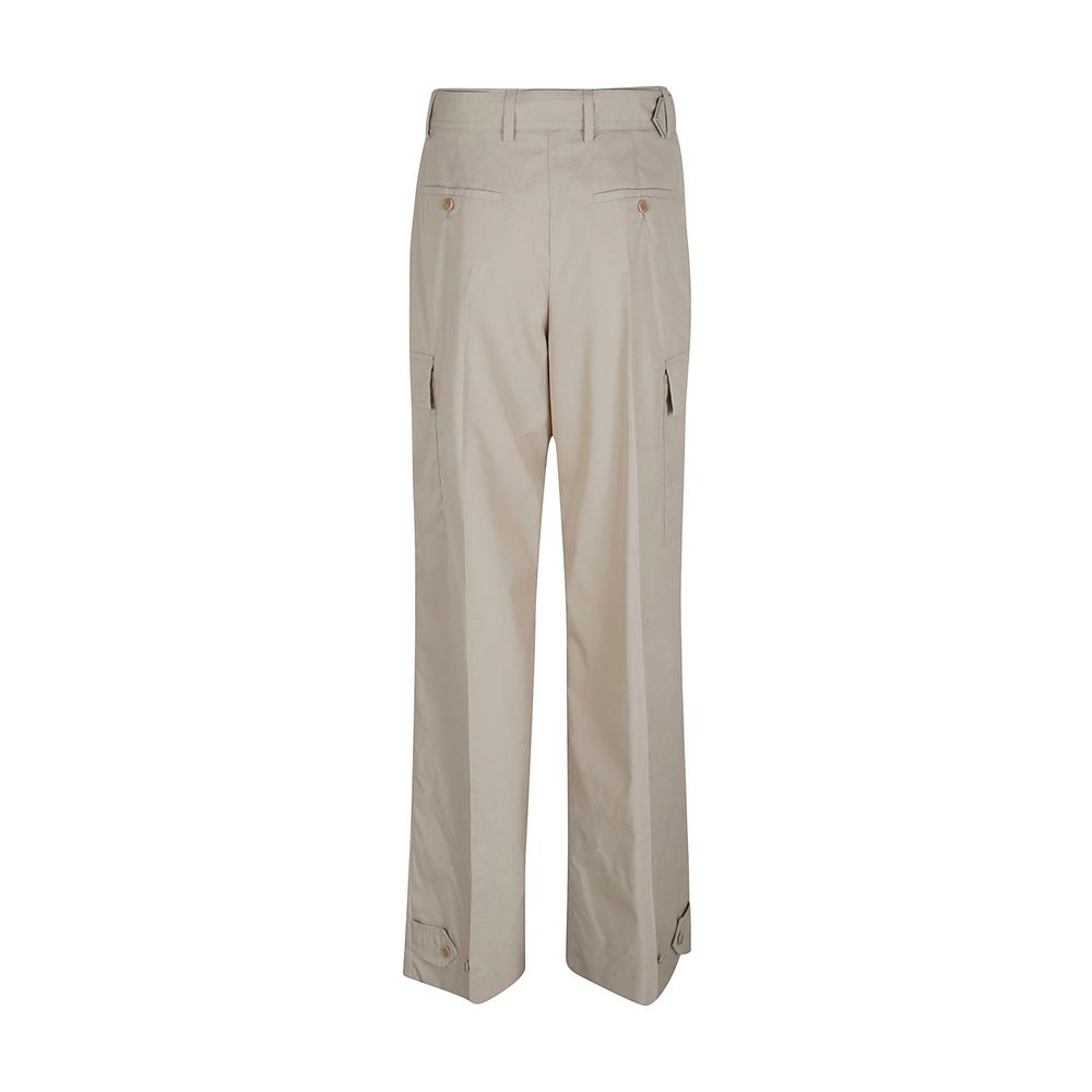 Prada Beige Cotton Cargo Pants