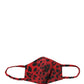Dolce & Gabbana Red Leopard Print Sheath Long Sleeve Dress