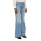 Chloé Blue Cotton Bootcut Jeans