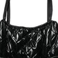 Dolce & Gabbana Black Sleeveless Romper Jumpsuit Dress