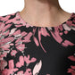 Dolce & Gabbana Multicolor Floral Brocade A-line Mini Dress