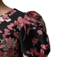 Dolce & Gabbana Multicolor Floral Brocade A-line Mini Dress