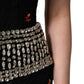 Dolce & Gabbana Black Sequin Embellished Sheath Mini Dress