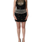 Dolce & Gabbana Black Sequin Embellished Sheath Mini Dress
