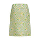 Fendi Multicolor Silk Midi Skirt