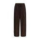 Ganni Brown Acetate Casual Pants