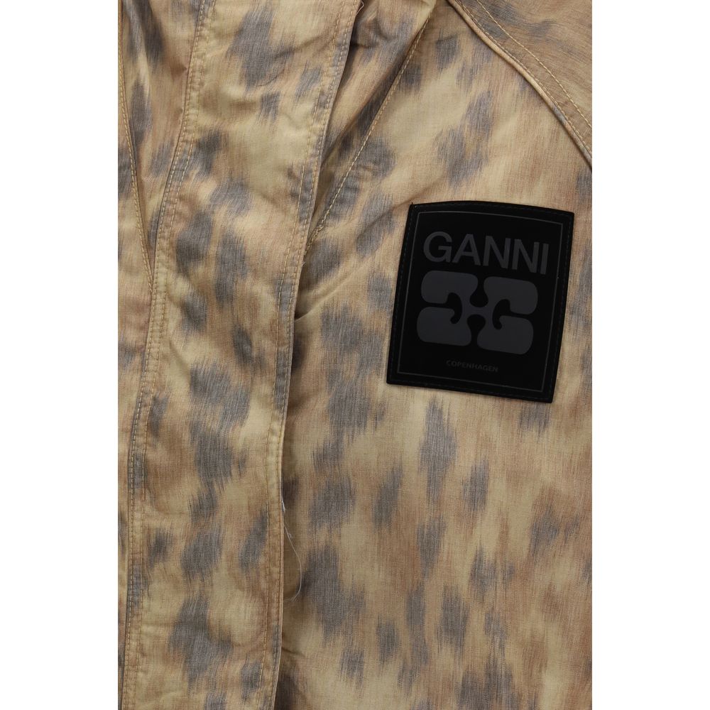 Ganni Beige Polyamide Shell Jacket