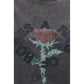 Ganni Gray Cotton T-Shirt