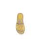 Chloé Beige Lamb Ovis Aries Aries Flat Sandals