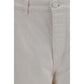 Ami Paris White Cotton Jeans Denim