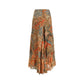 Etro Multicolor Silk Long Skirt