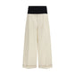 Darkpark Beige Cotton Casual Pants