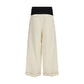 Darkpark Beige Cotton Casual Pants