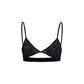 Marine Serre Black Polyamide Bra