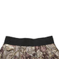 Dolce & Gabbana Multicolor Floral Jacquard A-LineMini Skirt