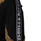Dolce & Gabbana Black Embroidered Tassel Hooded Sweatshirt Sweater