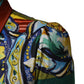 Dolce & Gabbana Multicolor Majolica Print Cotton Blouse Top