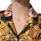 Dolce & Gabbana Multicolor Floral Long Sleeves Button Down Shirt Top