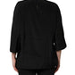 Dolce & Gabbana Black #dgfamily Silk Blouse Top