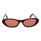 GCDS Black Plastic Sunglasses