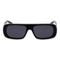 GCDS Black Plastic Sunglasses