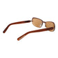 GCDS Brown Metal Sunglasses