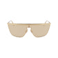 Victoria Beckham Gold Metal Sunglasses
