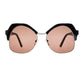Andy Wolf Black Metal & Plastic Sunglasses