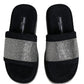 Dolce & Gabbana Black Crystal Embellished Platform Slides Shoes