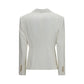 Dolce & Gabbana White Cotton Blazer